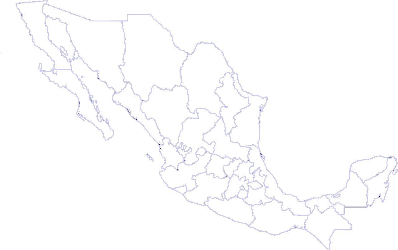 Mapa de la República Mexicana